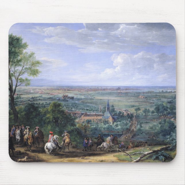 Mousepad Louis XIV no cerco de Lille que enfrenta (Frente)