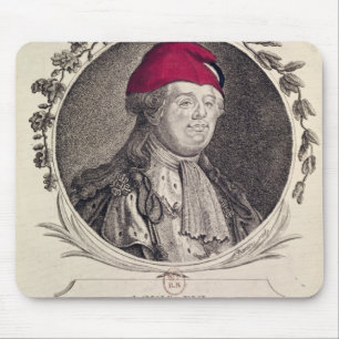 Mousepad Louis XVI que vestem uma capota phrygian