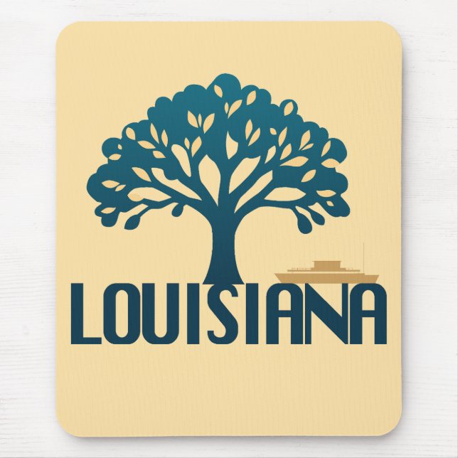 Mousepad Louisiana Estados Unidos da América (Frente)