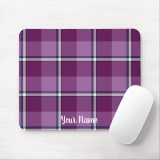 Mousepad Loulou & Trendy Pink Xadrez Mouse Personalizado