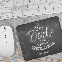 Mousepad Lousa Melhor Pai de Todos Dia dos Pais Personaliza