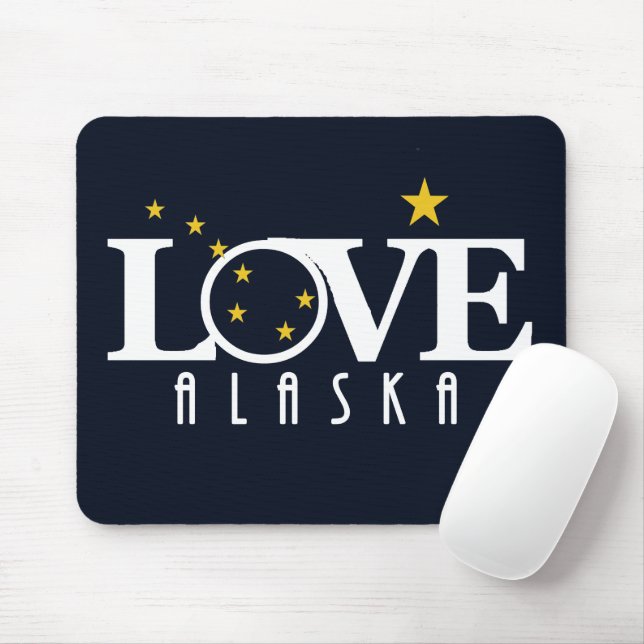 Mousepad LOVE Alaska (Com mouse)