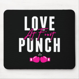 Mousepad Love At First Punch Girl Kickboxing Cardio Workout