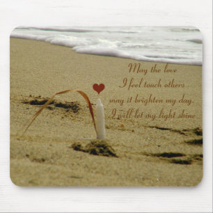 Mousepad Love Candle_