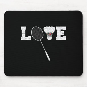 Mousepad Love Dminton Shuttle Birdies - Dminton Sport 1