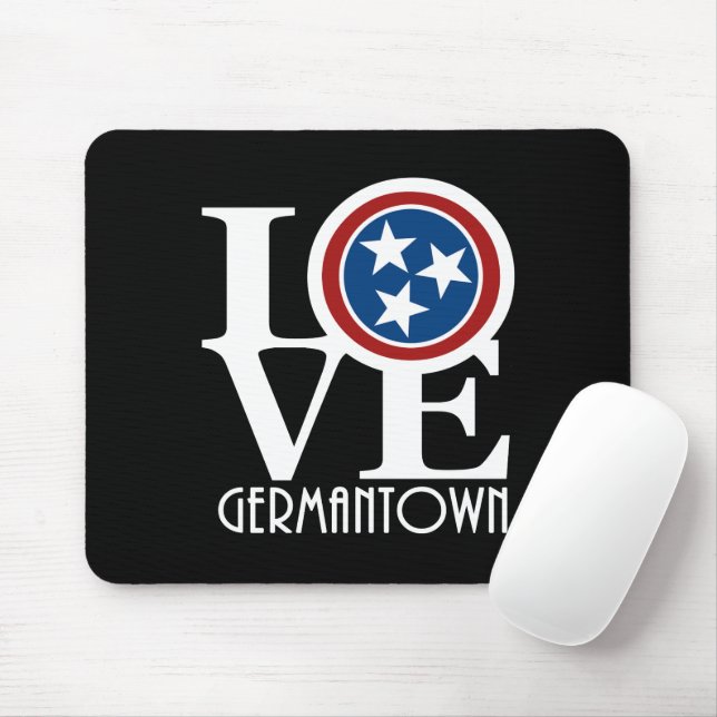 Mousepad LOVE Germantown Tennessee (Com mouse)
