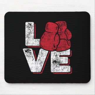 Mousepad Love - Kickboxer Kickboxing Fitness Workout Martia