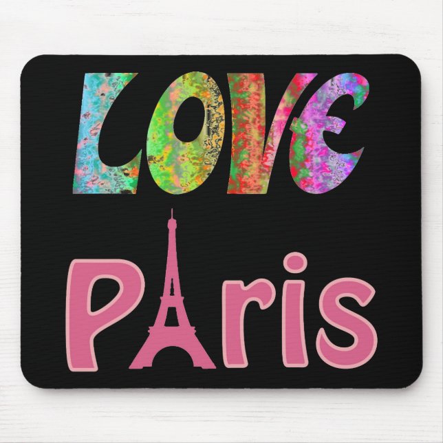 Mousepad Love Paris (Frente)