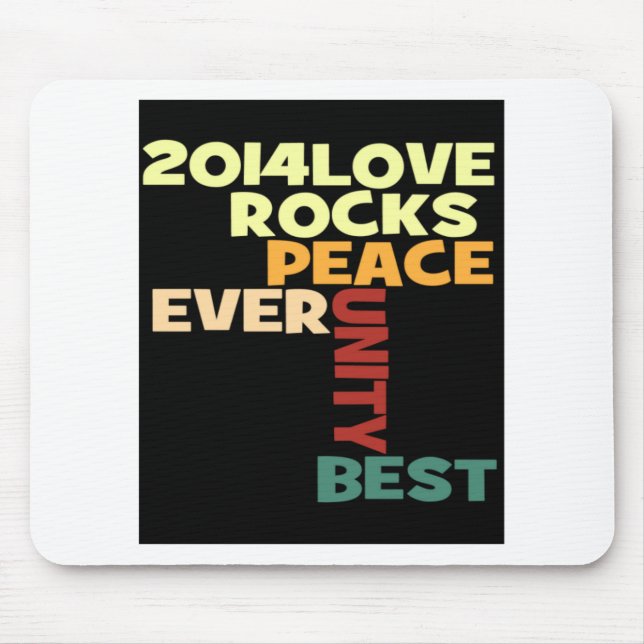 Mousepad Love Rocks (Frente)