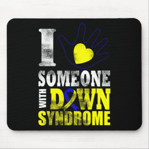 Mousepad Love World Down Syndrome Day Women Kids