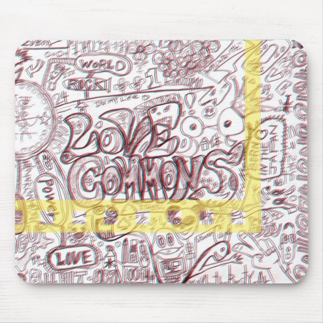 MOUSEPAD LOVECOMMONS　マウスパッド (Frente)