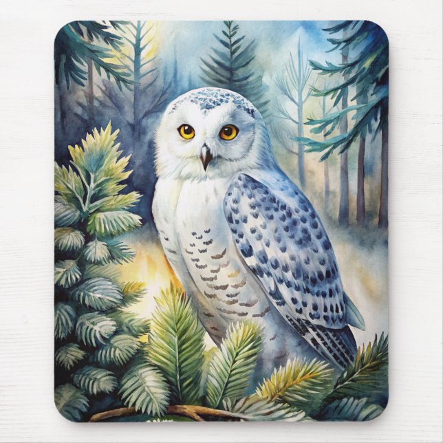 Mousepad Lovely Snowy Owl (Frente)