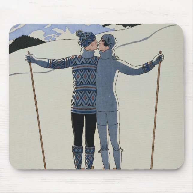 Mousepad <Lovers in the Snow> por Georges Barbier (Frente)