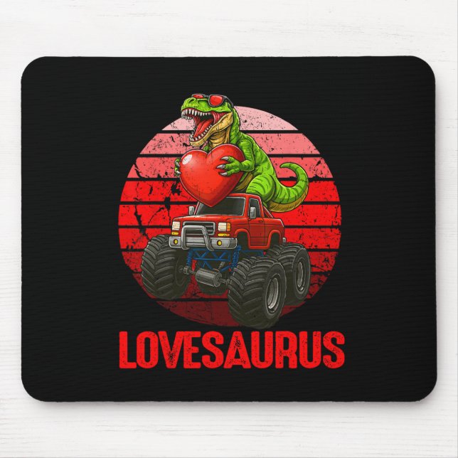 Mousepad Lovesaurus Dinossauro Caminhão Monstro do Vale-Tud (Frente)
