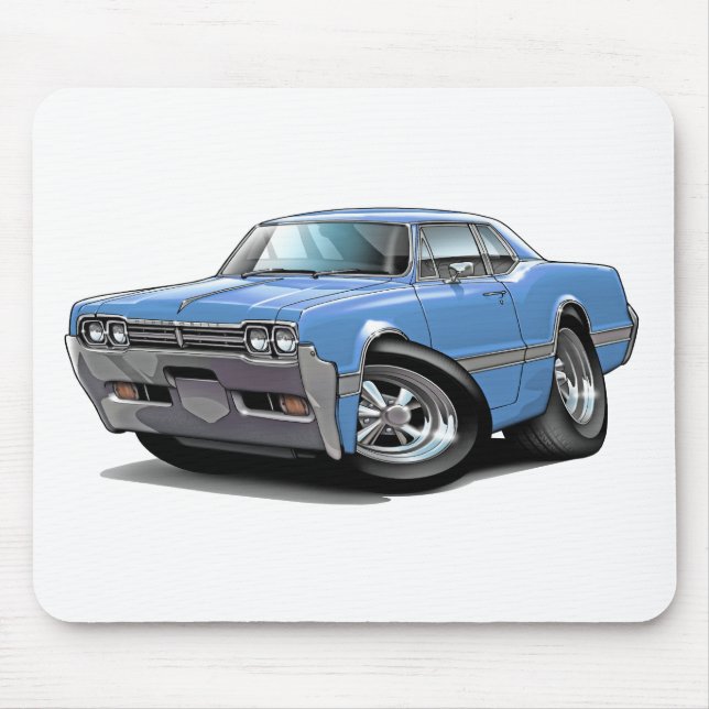 Mousepad Lt Azul Carro do cutelo de 1966 velhos (Frente)