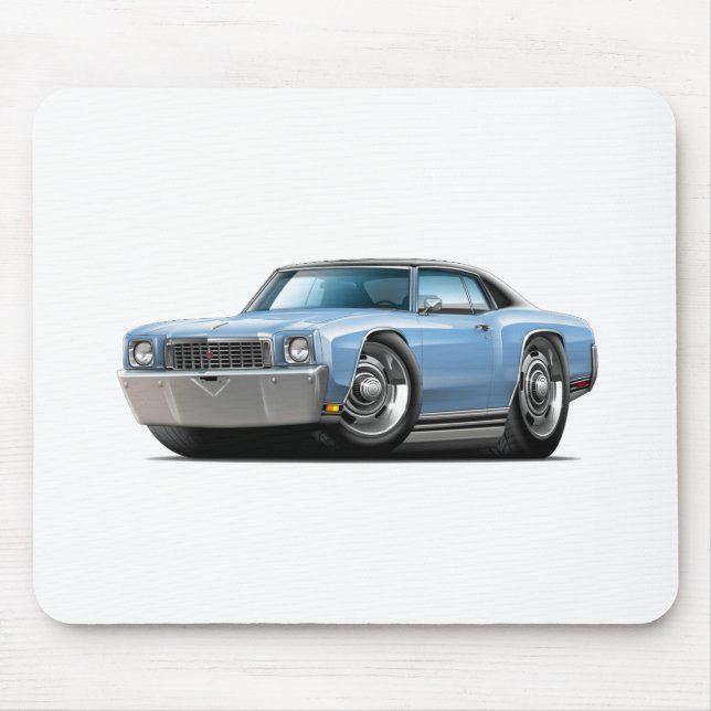 Mousepad Lt Azul-Preto Parte superior Carro de Monte 1972 - (Frente)