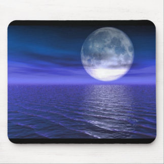 Mousepad Lua azul completa