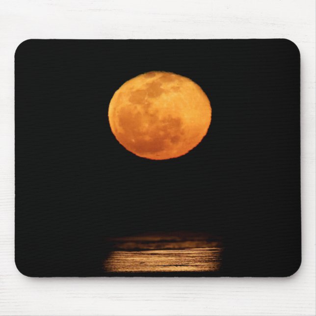 Mousepad Lua Cheia | Ilha do Padre do Sul, Texas (Frente)