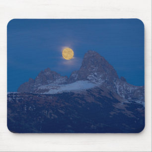 Mousepad Lua Cheia Nascente Grand Teton Driggs, Idaho