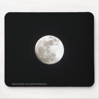 Mousepad - Lua cheia no céu nocturno claro