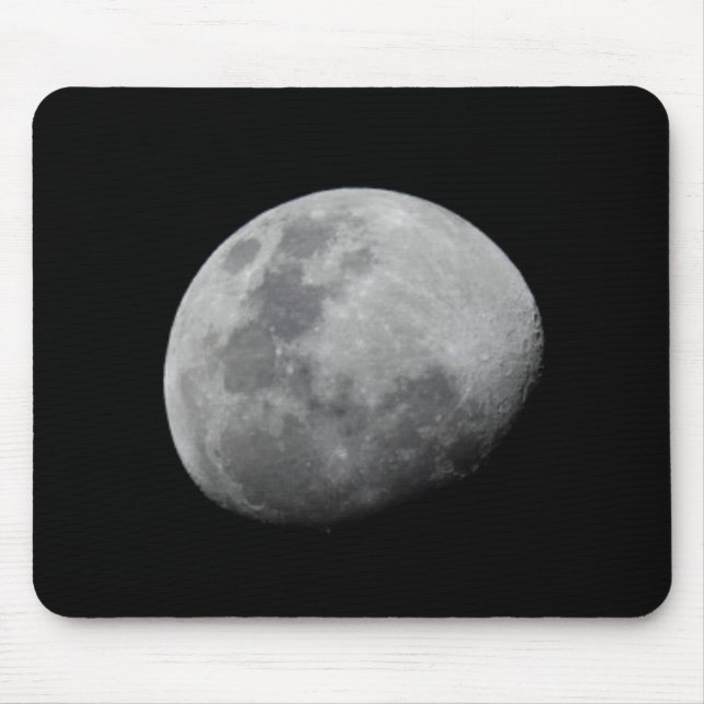 Mousepad Lua com Céu Preto | Zâmbia, Luangwa do Sul (Frente)