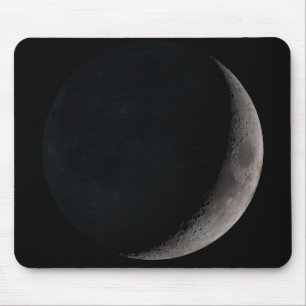 Mousepad Lua crescente das imagens da NASA