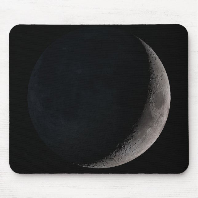 Mousepad Lua crescente das imagens da NASA (Frente)