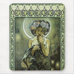 Mousepad Lua de Alphonse Mucha