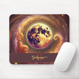 Mousepad Lua de Colheita Automática Personalizada de Galáxi
