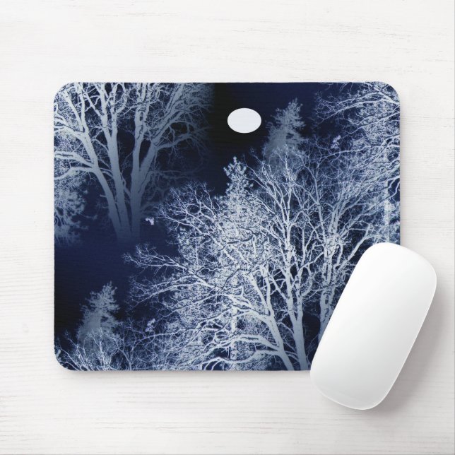 Mousepad Lua de inverno... Pad do mouse (Com mouse)