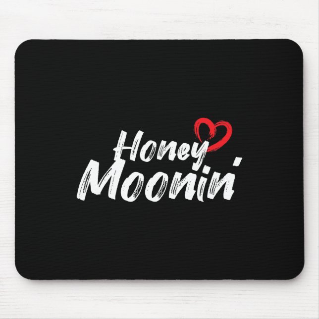 Mousepad Lua de mel - Noiva Noivo Casal Amor Casamento (Frente)