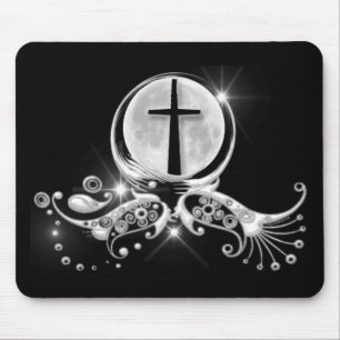 Mousepad Lua e cruz