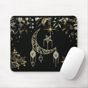 Mousepad Lua e preto celestial