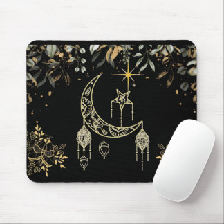 Mousepad Lua e preto celestial