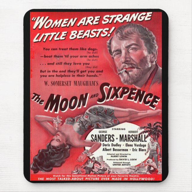 Mousepad Lua e Sessenta (Frente)