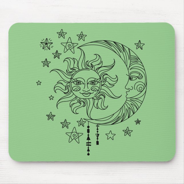 Mousepad Lua e Stars Mousemat (Frente)