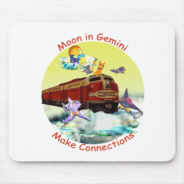 Mousepad Lua nos Gêmeos (Frente)