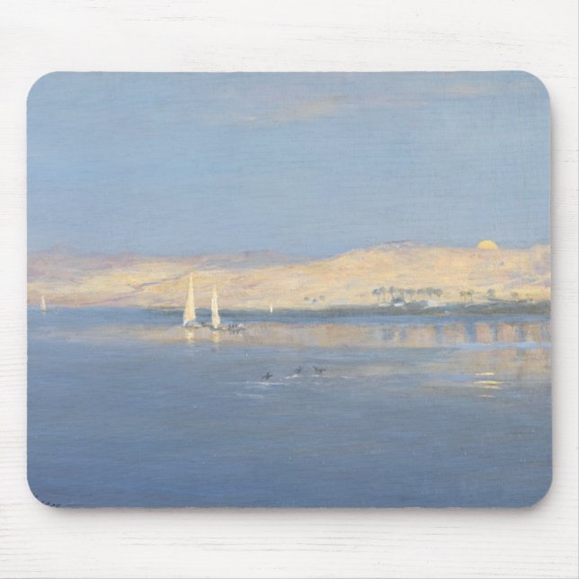 Mousepad Lua que aumenta sobre o Nile (Frente)