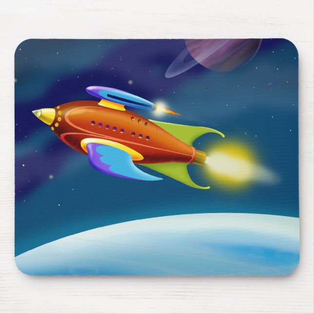 Mousepad Lua Rocket (Frente)