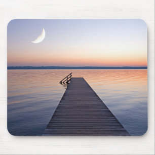 Mousepad Lua Sobre a Passarela de Buscharner   Lago de Star