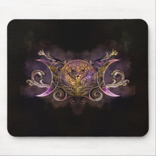 Mousepad Lua tripla - Deusa tripla - Shimmer noturno