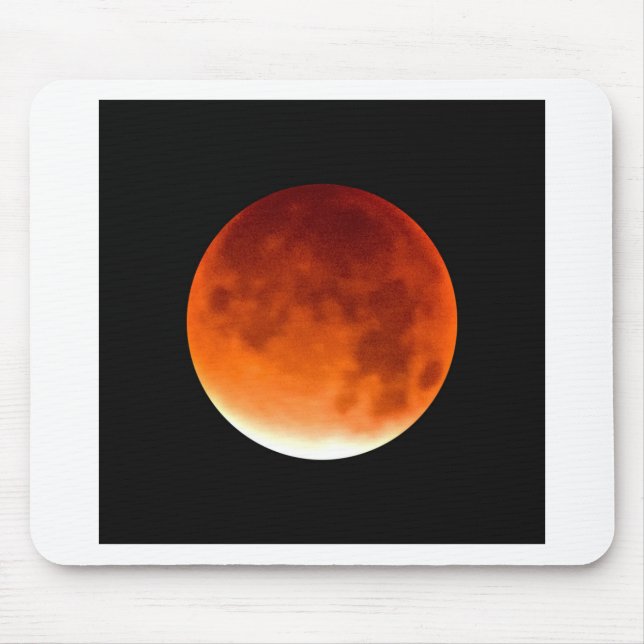 Mousepad Lua Vermelha Ascendente (Frente)