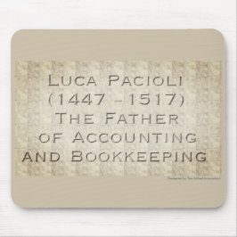 Mousepad "Luca Pacioli - O Pai da Contabilidade"