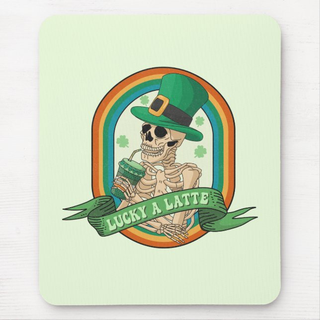 Mousepad Lucky A Latte (Frente)