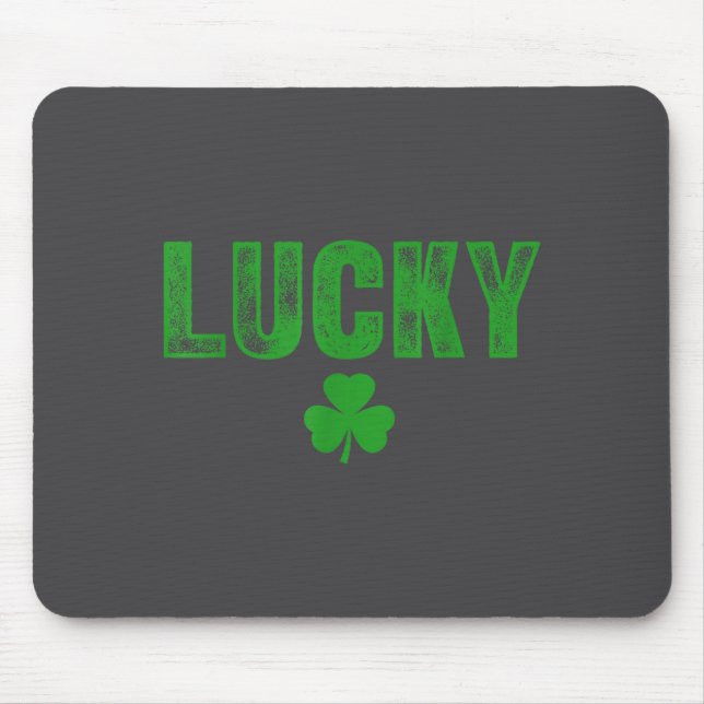 Mousepad Lucky And Lucky Forer St Patricks Day  (Frente)
