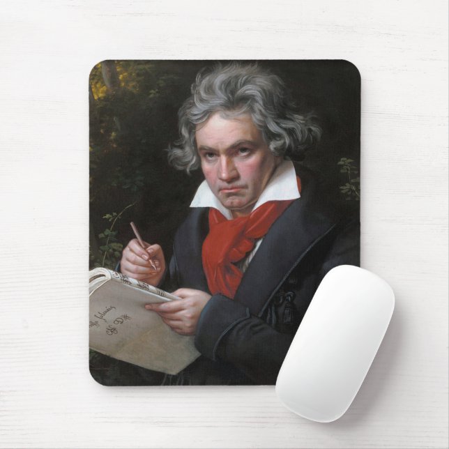 Mousepad Ludwig Beethoven Symphony Classic Music Composer (Com mouse)