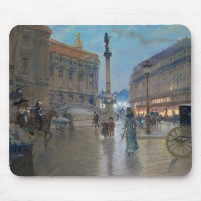 Mousepad Lugar de L'Opera, Paris (Frente)