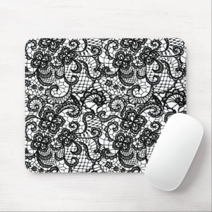 Mousepad Lugar Preto em Branco