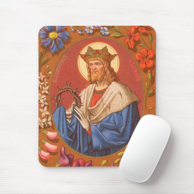 Mousepad Luís IX, Rei (PM 05) (Com mouse)