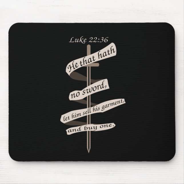Mousepad Luke Advice Comprar uma Espada (Frente)
